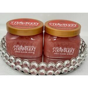 2 Pack Tree Hut Strawberry Shea Sugar Body Scrub (18 oz)